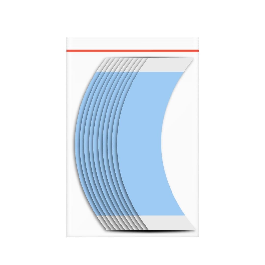 WALKER TAPE LACE BLUE LINER CC-CONTOUR DOUBLE SIDED TAPE DULL LACE WIGS 36 PCS