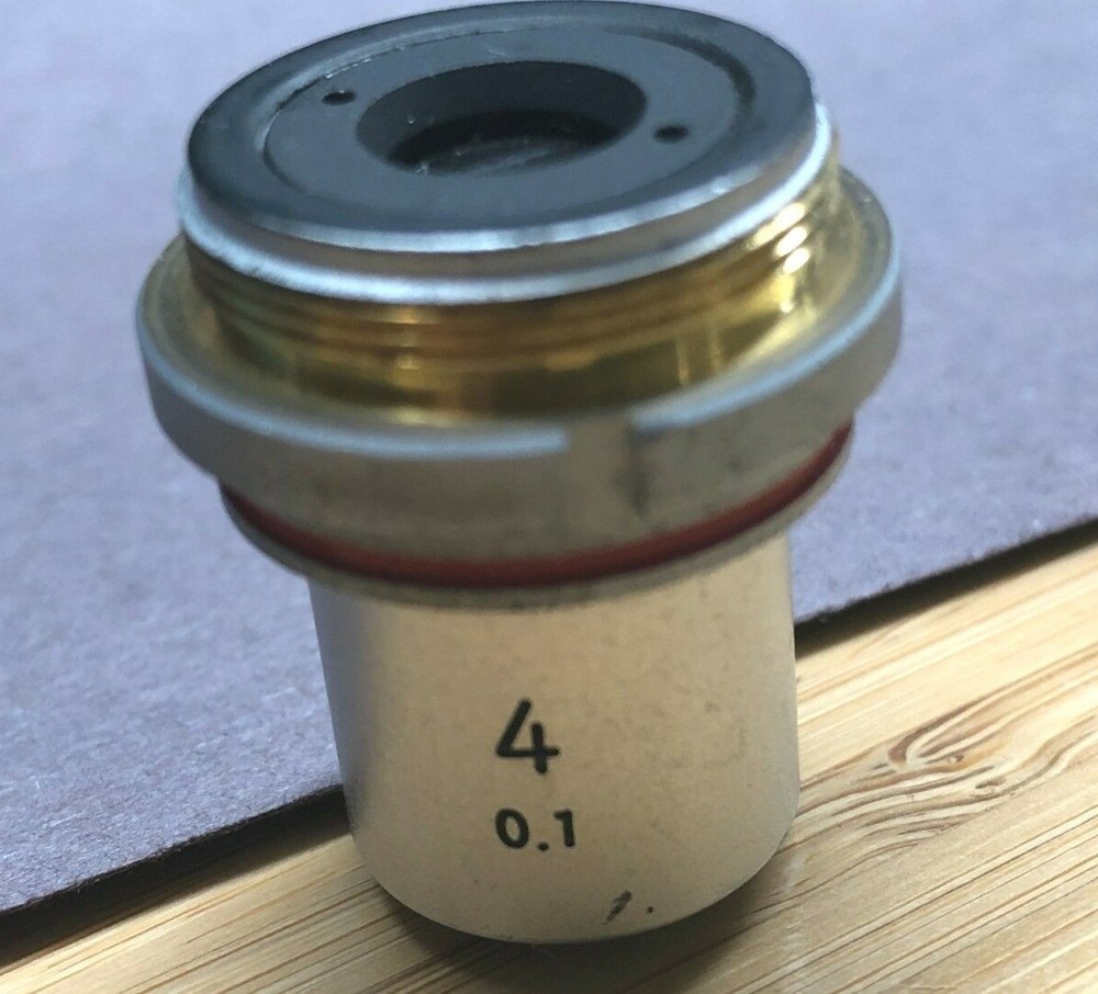 Nikon Japan 12558 4x, 0.1 microscope objective lens