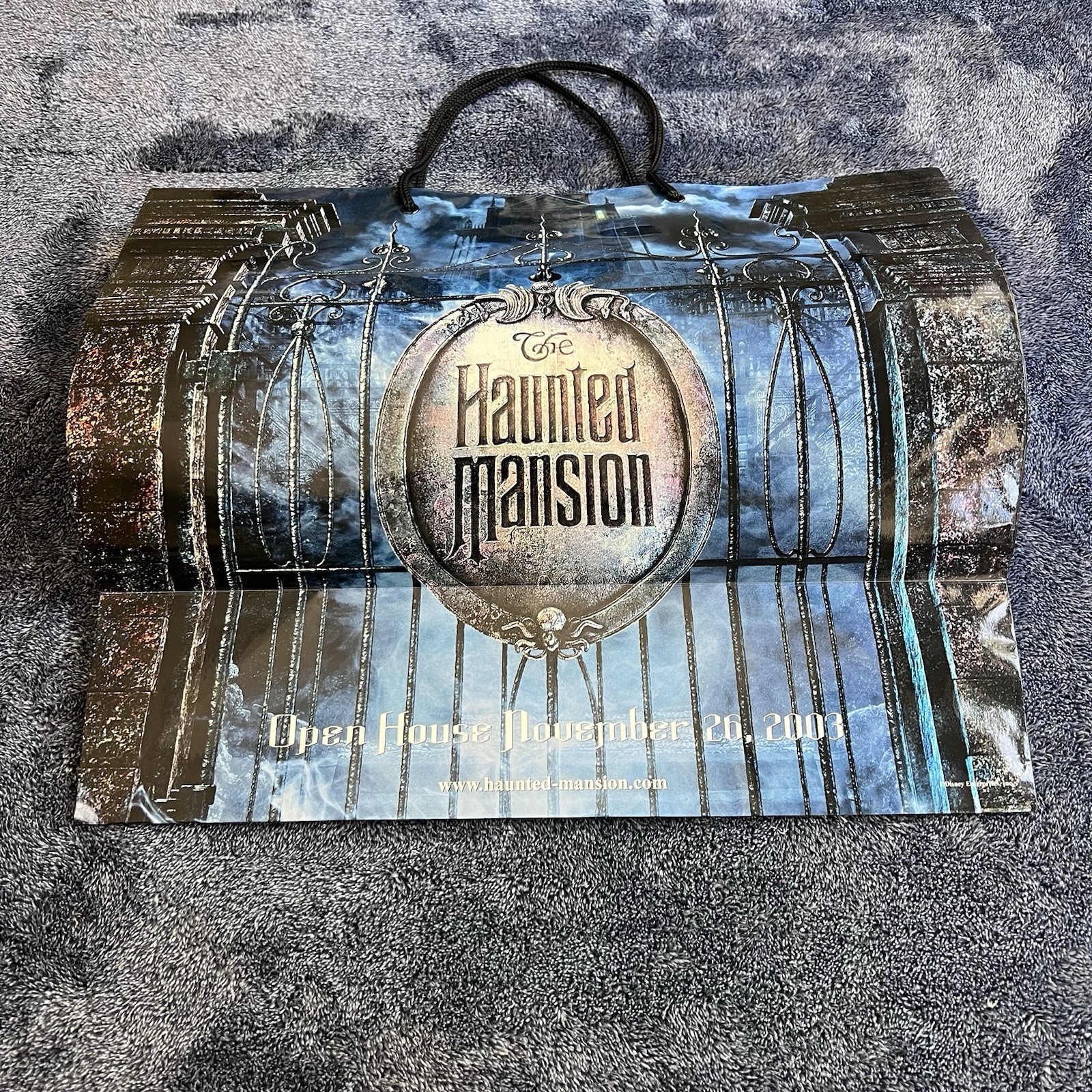 Disney’s haunted mansion Open House November 26 2003 Gift bag 16 Inch Open House