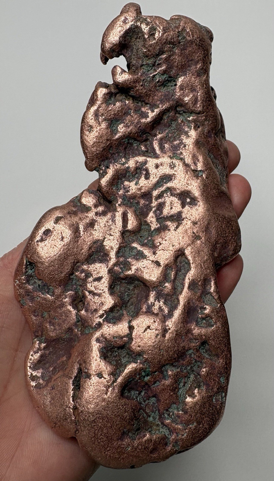 Pure Native Michigan Float Copper Mineral Specimen Lake Superior Keweenaw