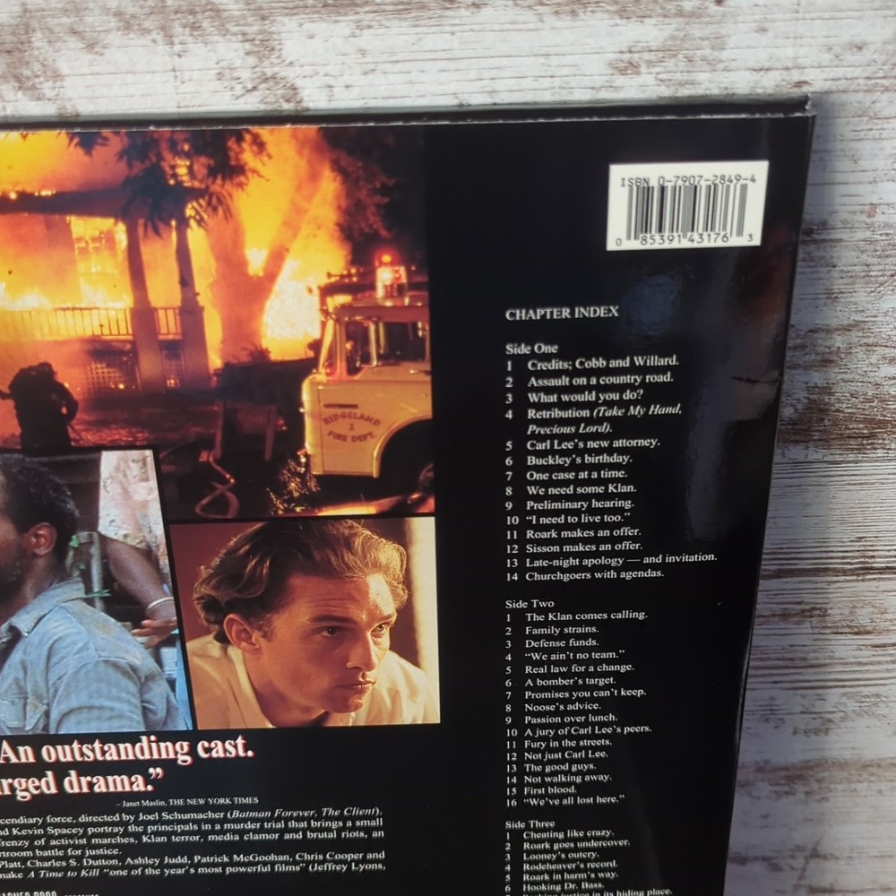 A Time to Kill (1996, Laserdisc, 14317) Widescreen