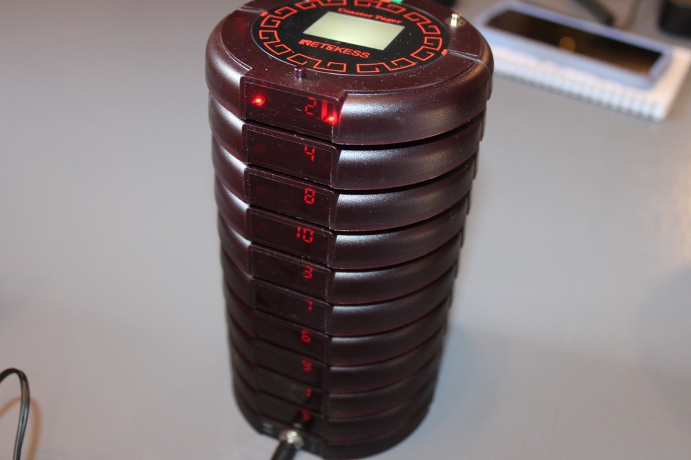 Retekess TD159 Alphanumeric Pager Long Range 10 Pager System