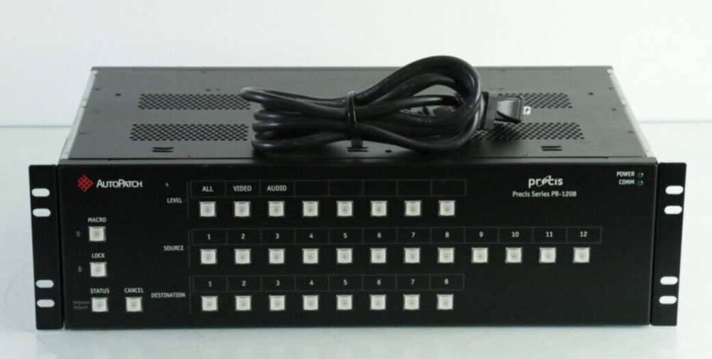 AMX Autopatch PR-1208 Audio & Video Matrix Switch o145