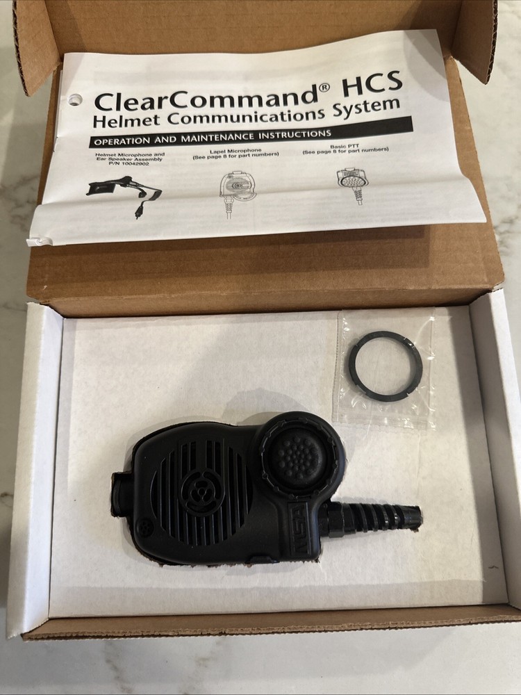 MSA CLEARCOMMAND HCS HELMET COMMUNICATION SYSTEM (LAPEL MICROPHONE)10042905