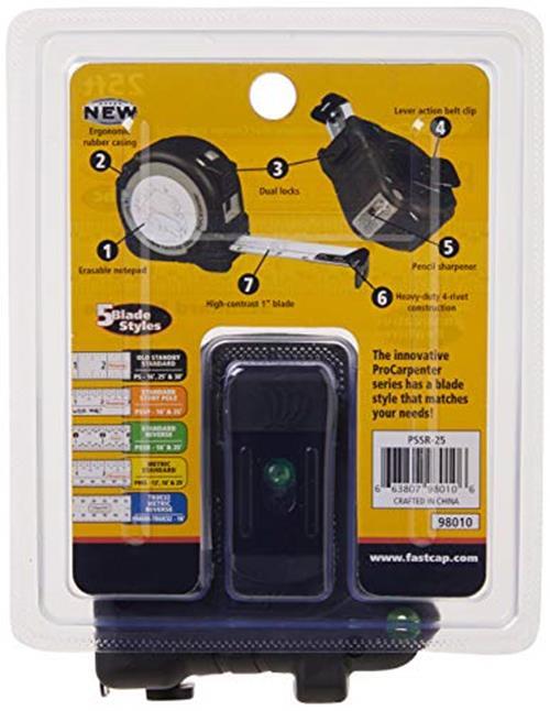 Fastcap PSSR-25 25-Foot ProCarpenter Lefty/Righty Assorted Sizes , Styles