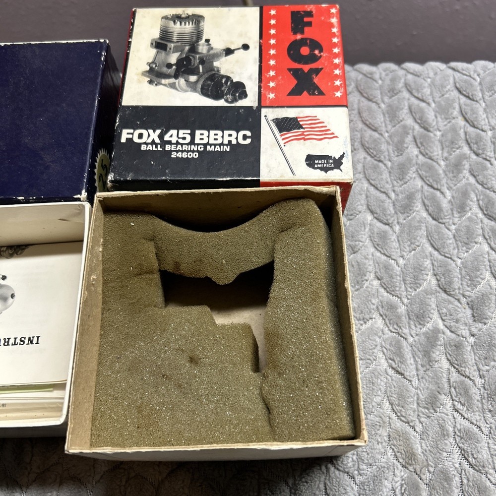 Vintage RC Airplane Empty Engine Boxes Empty Boxes With Instructions No Engines