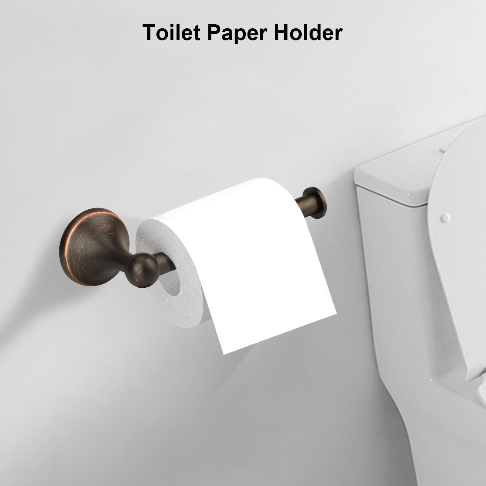 4 Piece Antique Bathroom Hardware Accessories Set Oil Rubbed Bronze,24 Inch New