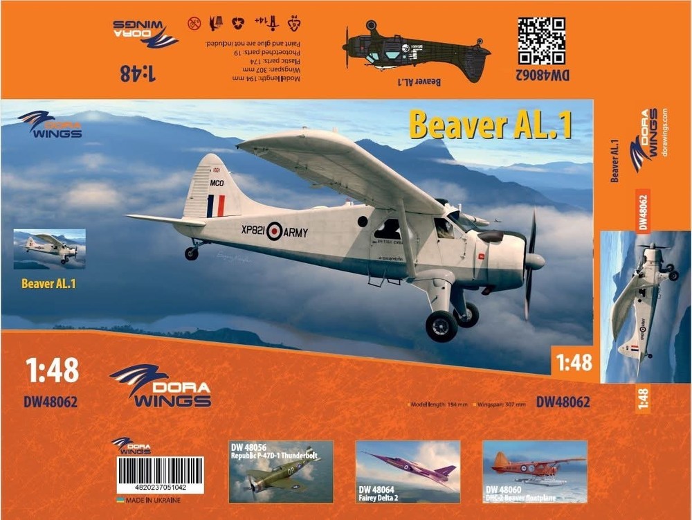 1/48  Beaver Al-1 - 48062 NEW Dora wings!
