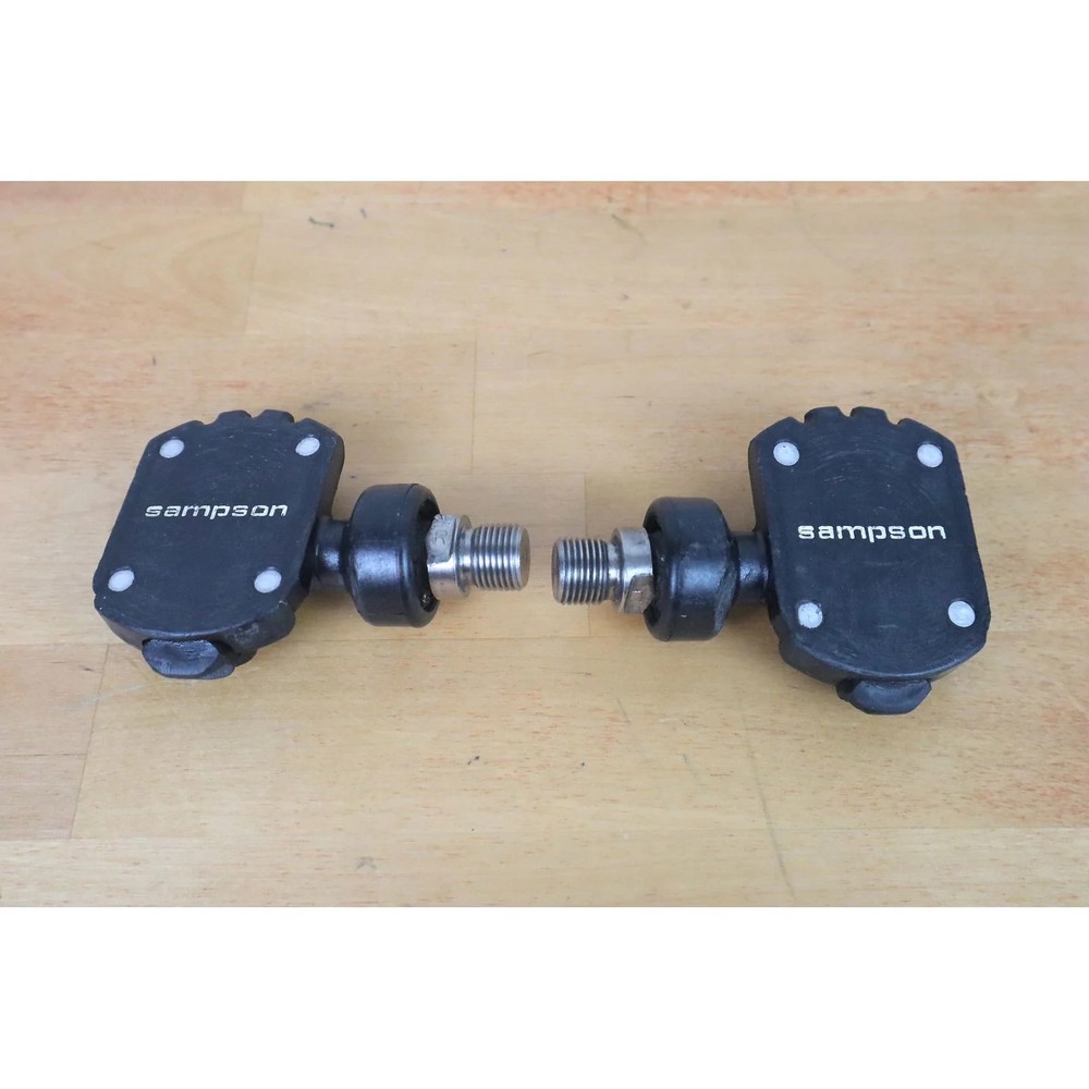 Vintage Samson Stratics Clipless Pedals Black