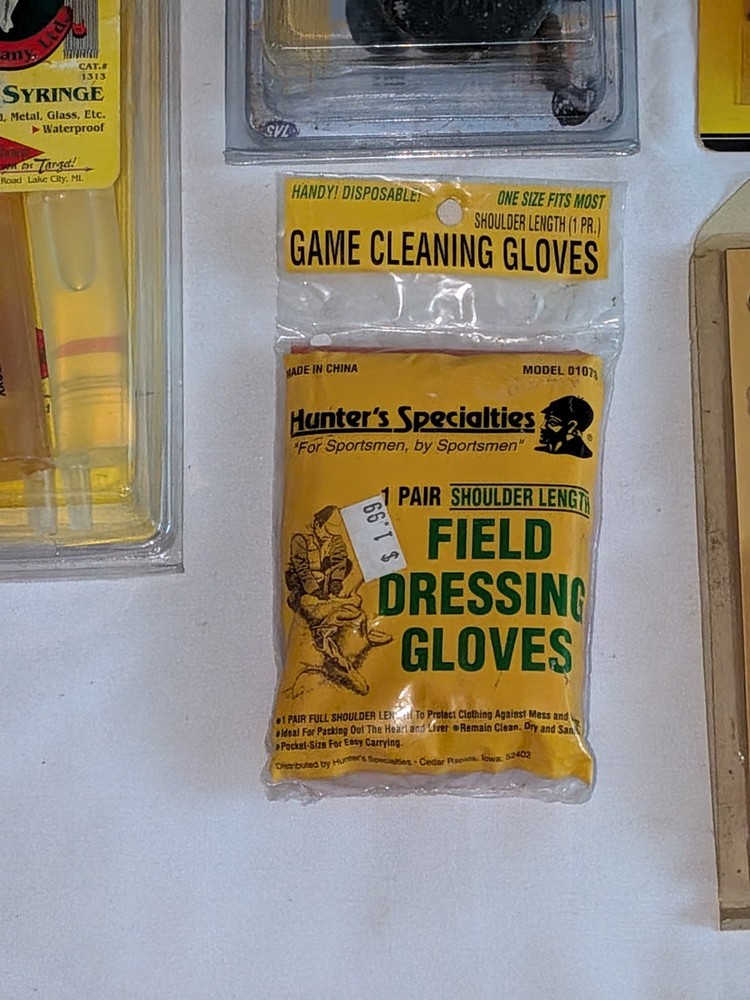 8 NOS Unopened MUZZLE LOADING and ARCHERY Products *** FREE SHIPPING