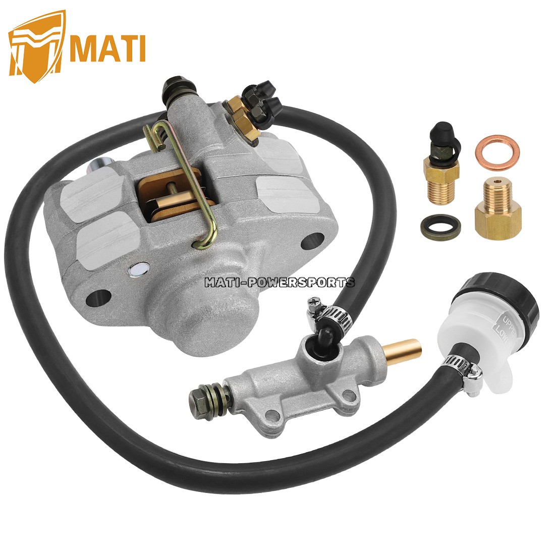 Rear Brake Caliper & Master Cylinder for Polaris Scrambler 500 2x4 4X4 1998-04