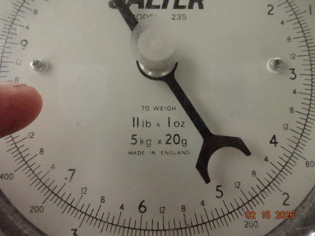 salter brecknell 5kg scale model 235