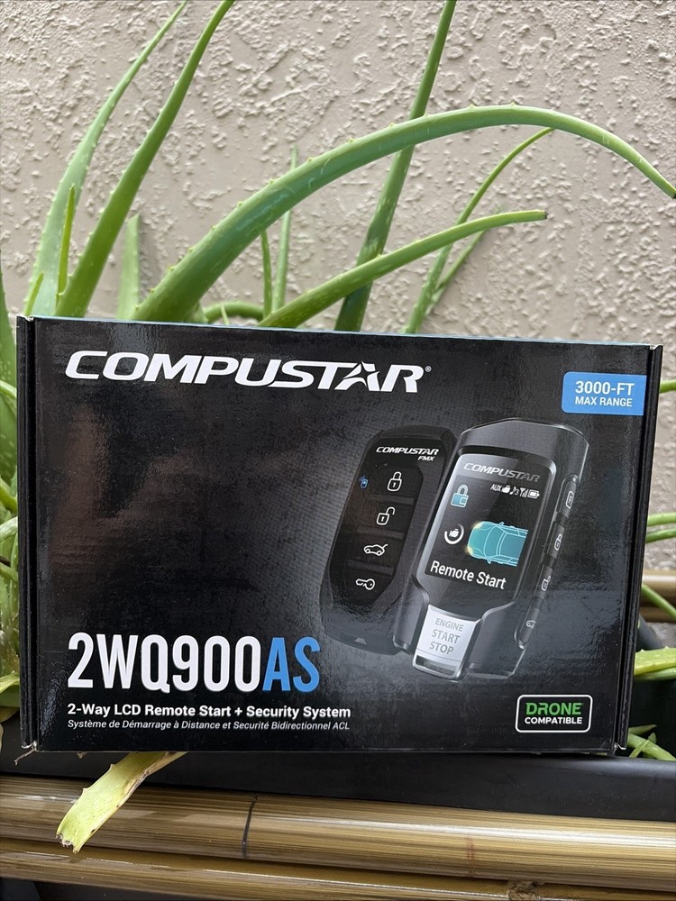 Compustar CS2WQ900-AS 2-Way 3000-FT Range Remote Start Security + BLADE-AL Bypas