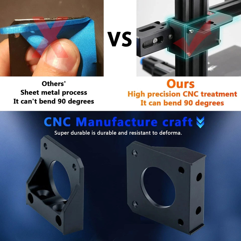 Upgrade Metal Ender 3 Z Axis Stepper Motor Fixed Mount Installation Bracket For
