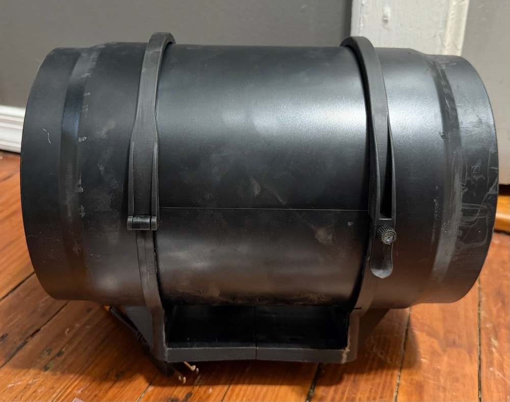 Inline Duct Fan 8" 750CFM with Variable Speed Controller Quiet AC-motor Vent Fan