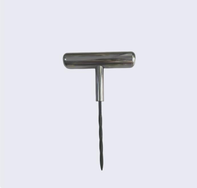 Auto Stainless Steel Solid T-Handle Set - Pro Heavy Duty Spiral Probe & Split...