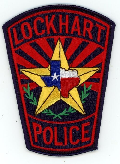 TEXAS TX LOCKHART POLICE NICE SHOULDER PATCH SHERIFF