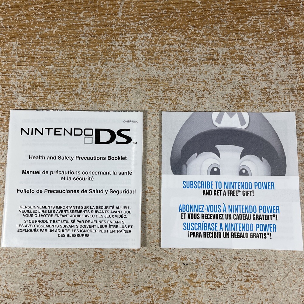 Yoshi Touch & Go (Nintendo DS) Case & Inserts Only!