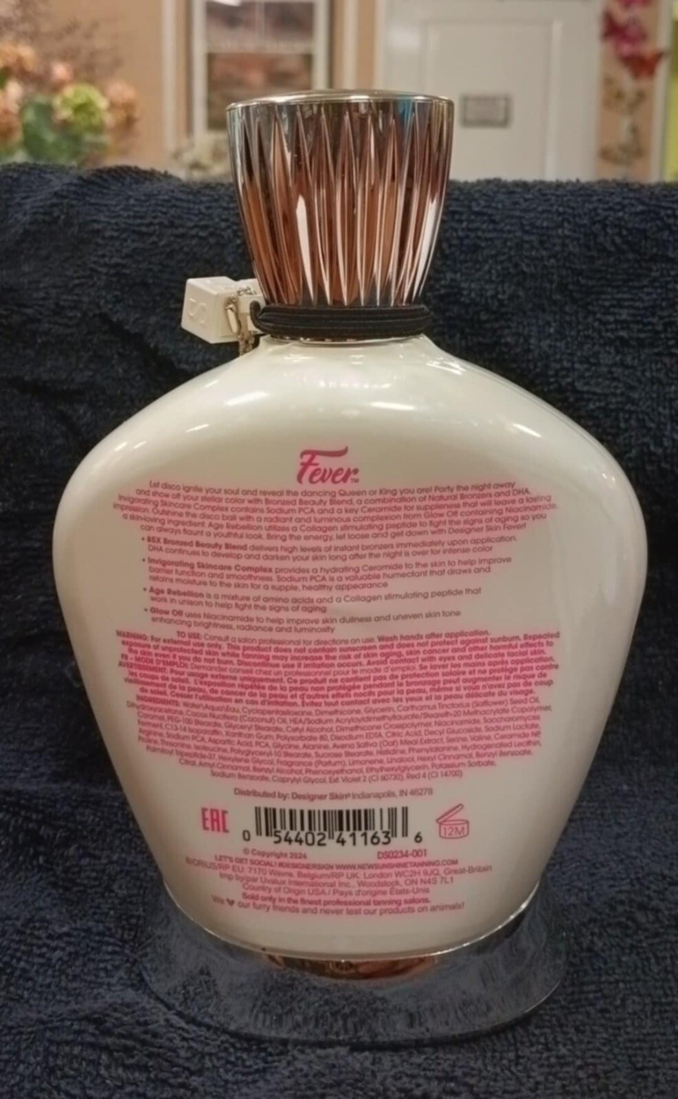 GENUINE Designer Skin "Fever" Tanning Lotion 85X Bronzed Beauty Blend VERY FRESH