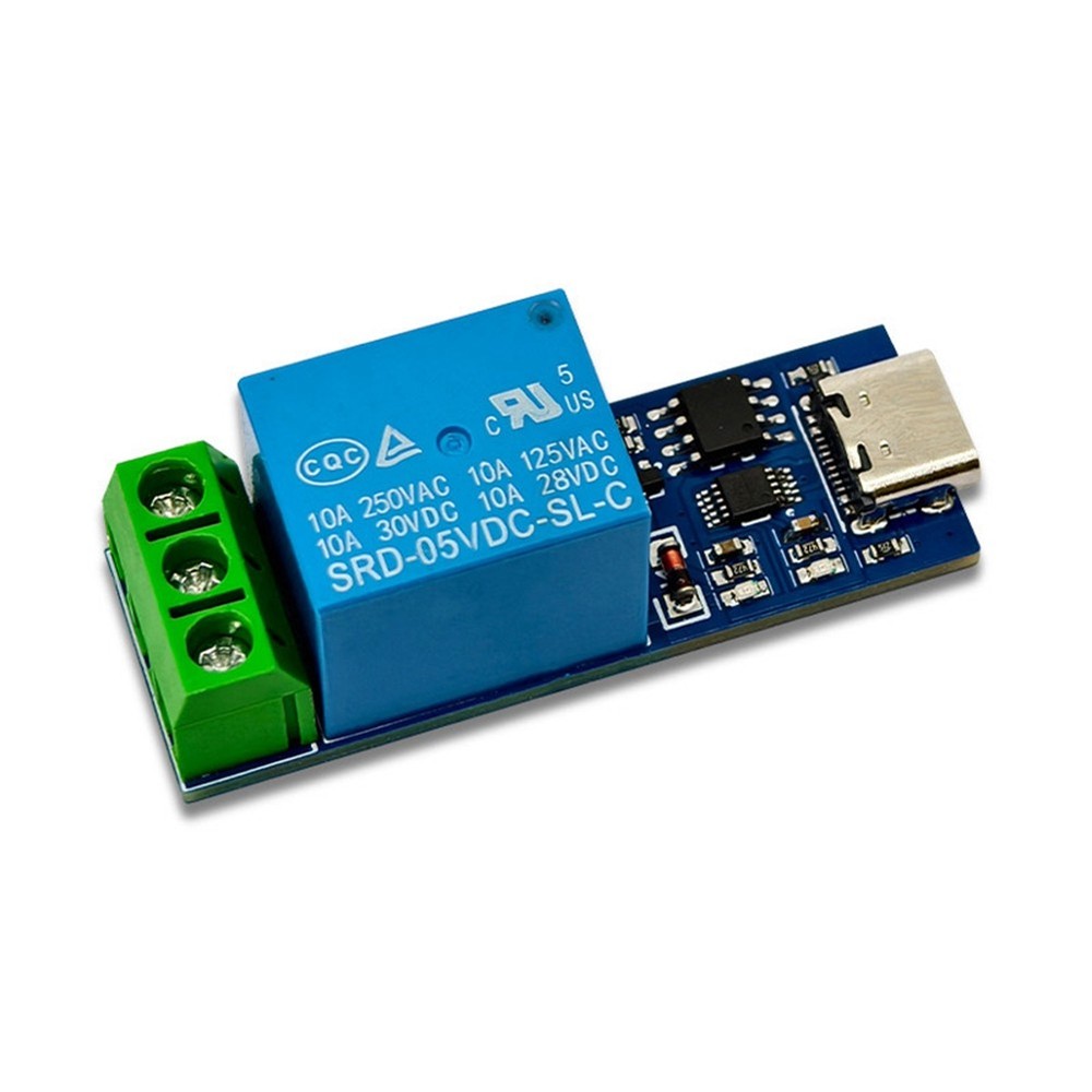 DC USB Relay Module TYPE-C Interface with Overcurrent Protection Support Co3246