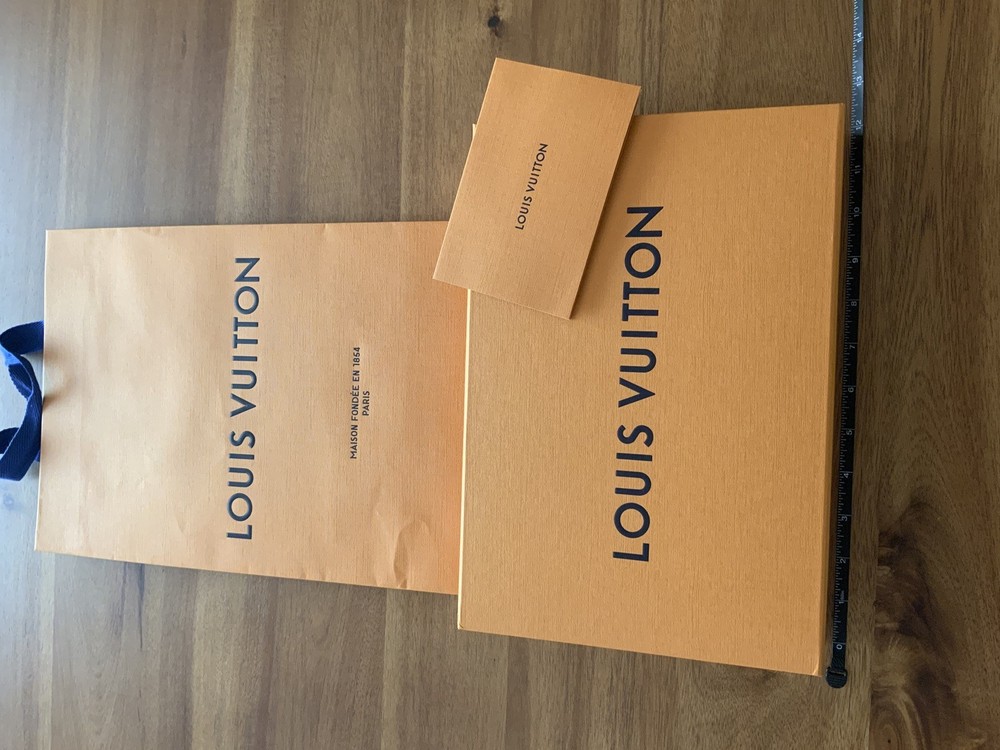 Louis Vuitton LV Authentic Gift Box With Matching Bag Small, Medium, Large