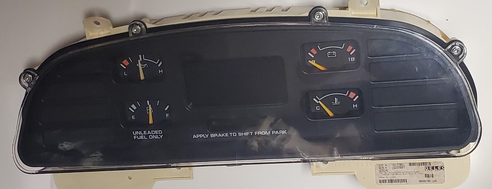 1994 1995 1996 CHEVY IMPALA CAPRICE INSTRUMENT CLUSTER MILEAGE PROGRAMMING.