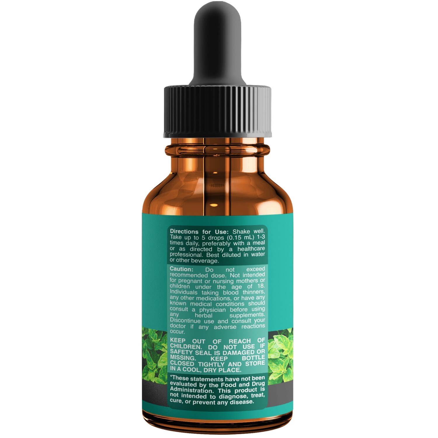 Oregano Oil Organic Liquid Drops for Adults and Kids - Super Concentrated USDA