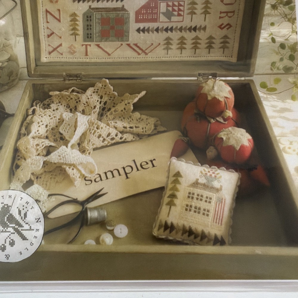 With Thy Needle & Thread Punchneedle Designs Saltbox Quilt Sampler #CS279