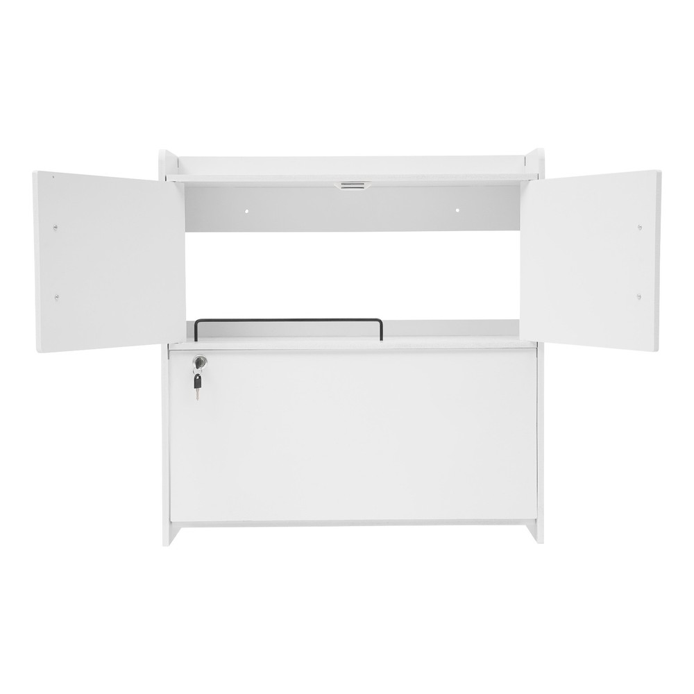 Wall Mounted Desk Cabinet Multifunctional Fold Down Laptop Table Folding Table