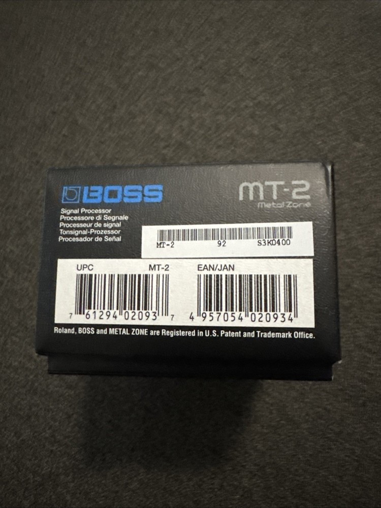 Boss Metal Zone Guitar Distortion (MT-2)