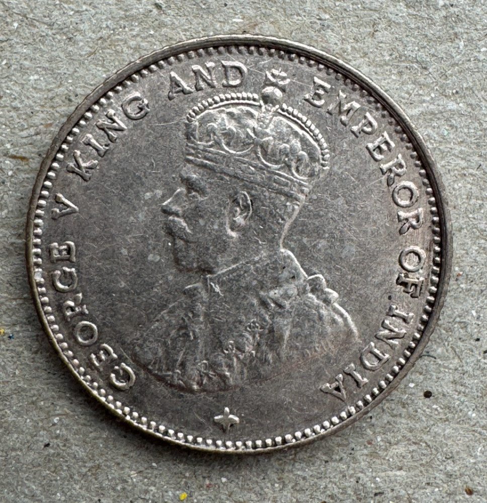 Straits Settlements, 10 Cents, 1918, KM#29a, Uncirculated