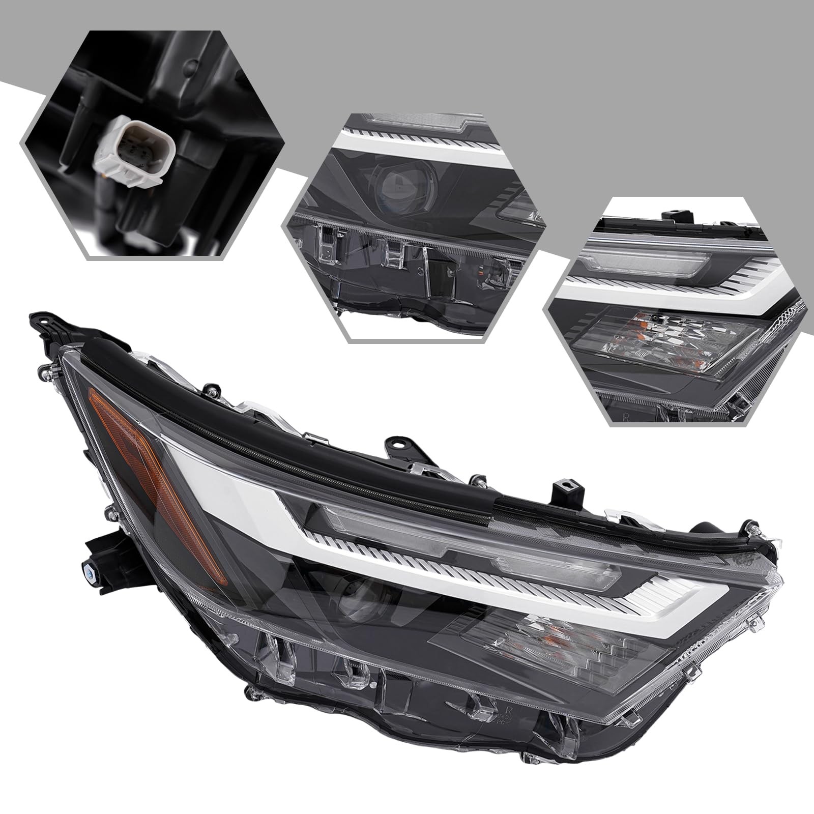 For 2022 2023 2024 Toyota RAV4 LE/XLE Headlight Assembly Right Side