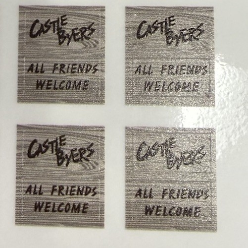 Custom Stickers for Stranger Things  Upside Down Castle Byers