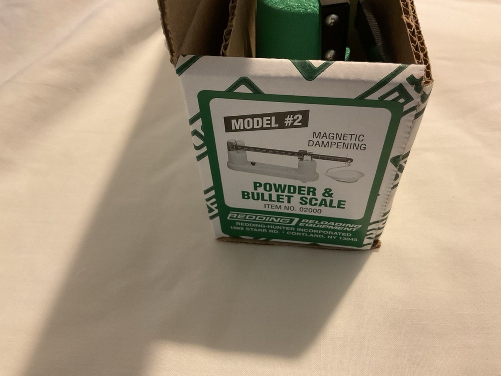 Redding Powder Bullet And Scale