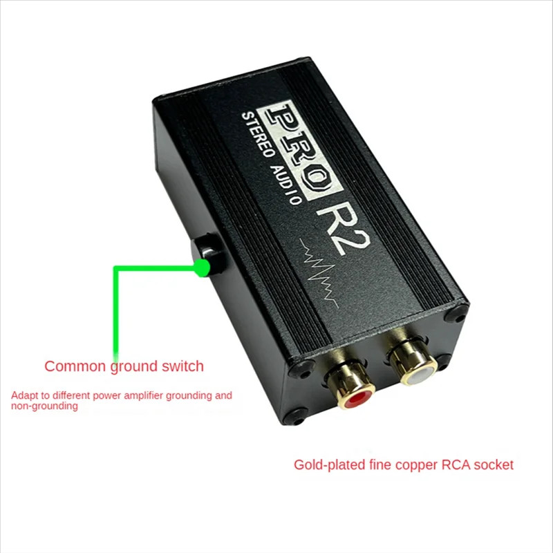 Ground Loop Audio Isolator Audio Noise Filter Noise Suppressor for PC