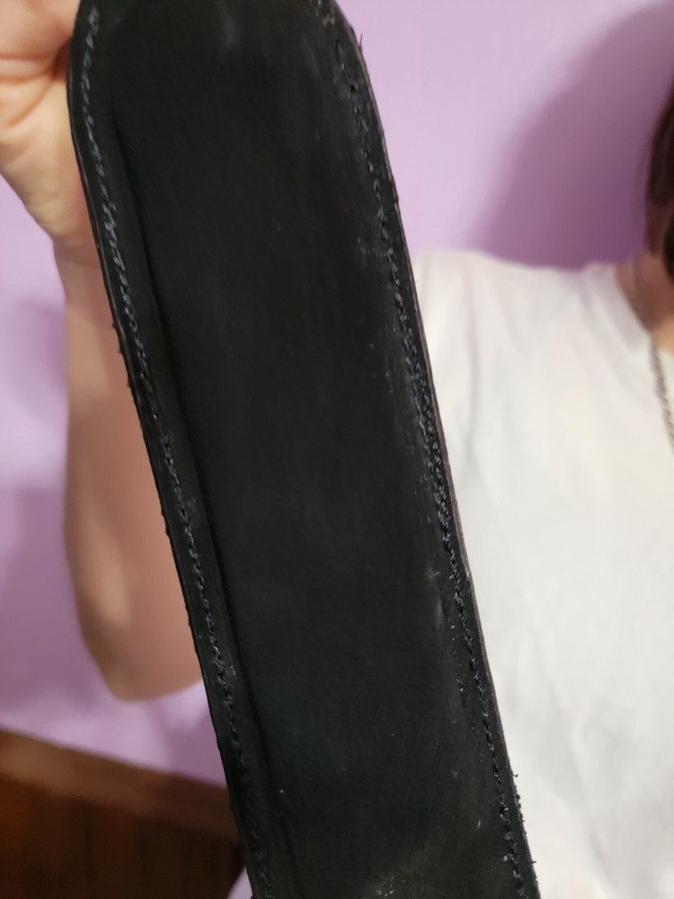 Padded RIFLE Firearm SLING with Authentic BALL PYTHON Snake skin brown leather