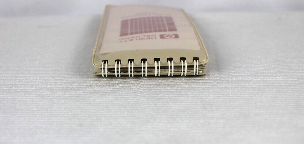 HEWLETT PACKARD (HP) BLANK PROGRAM CARDS with CASE for HP-65, HP-67 & HP-97