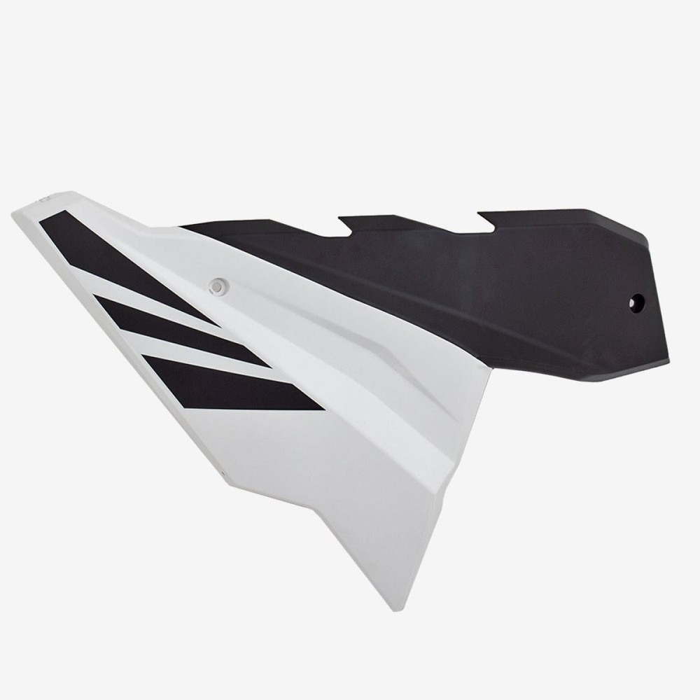 Lower Left Side Panel Matt White for SY125-10-E5 ABS Side Fairing Screw-on LOWER