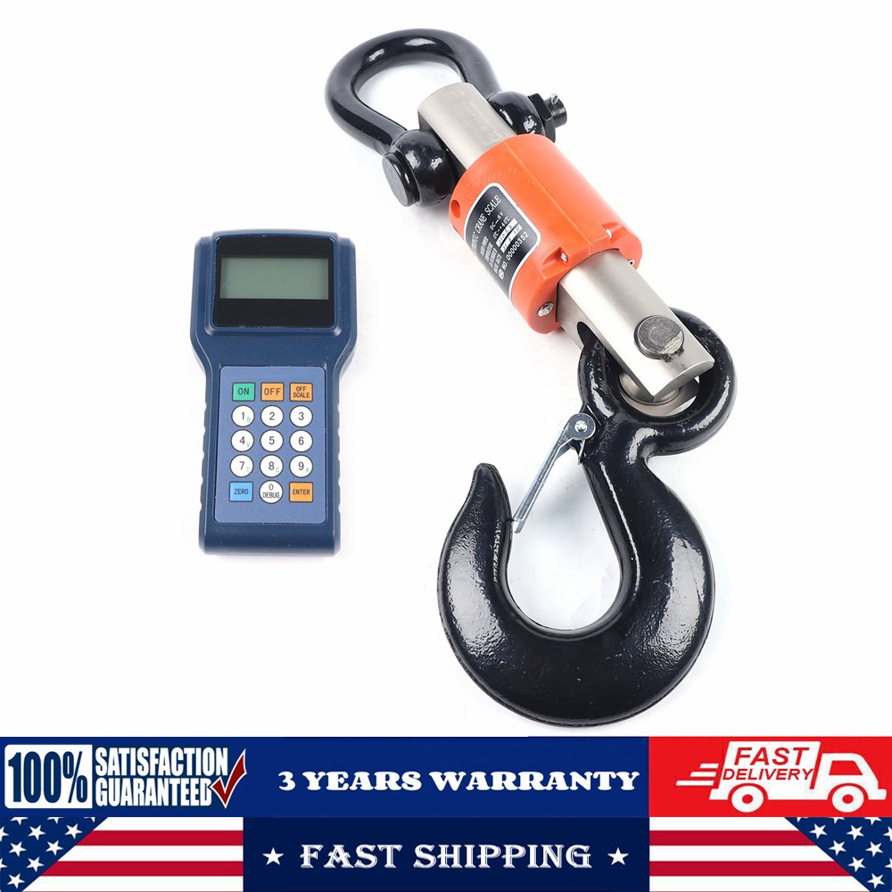 Wireless Digital Electronic Hanging Crane Scale Remote Control Crane Scale New