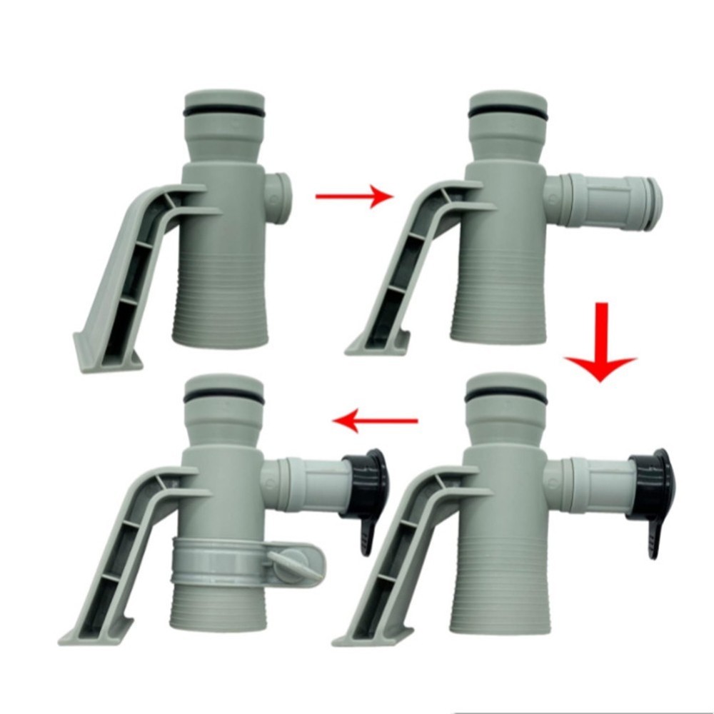 Adjustable Pool Hose Adapter 637R 12363 for Pool Cleaning System Hoses