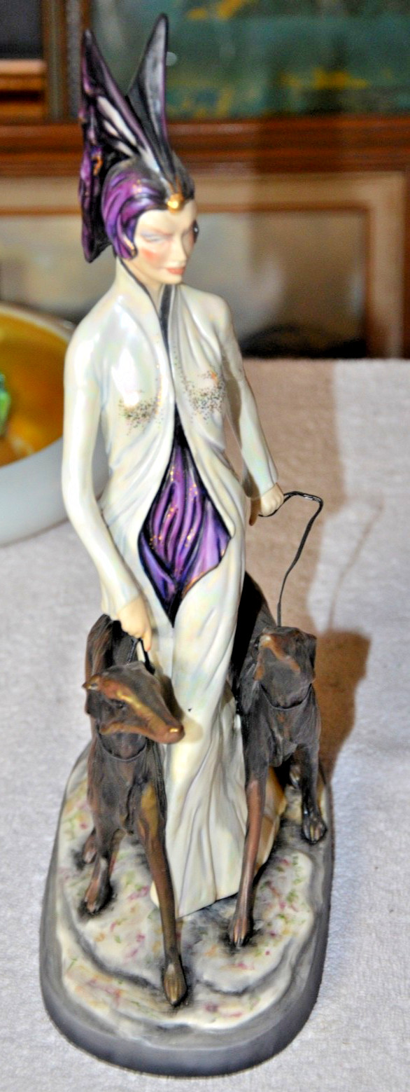 Michael Sutty , Lady "Diana" Porcelain Figurine Ltd Edition Hand Paint 16"-