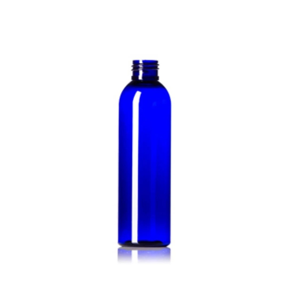 6oz Blue Cosmo PET Plastic Bottles
