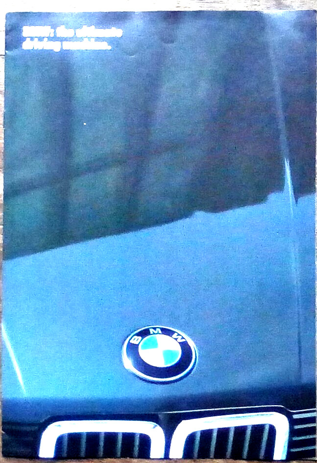 1986 BMW Sales Brochure