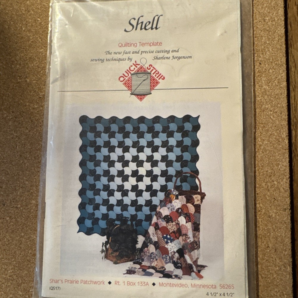 Shell pattern and template by Charlene Jorgensen