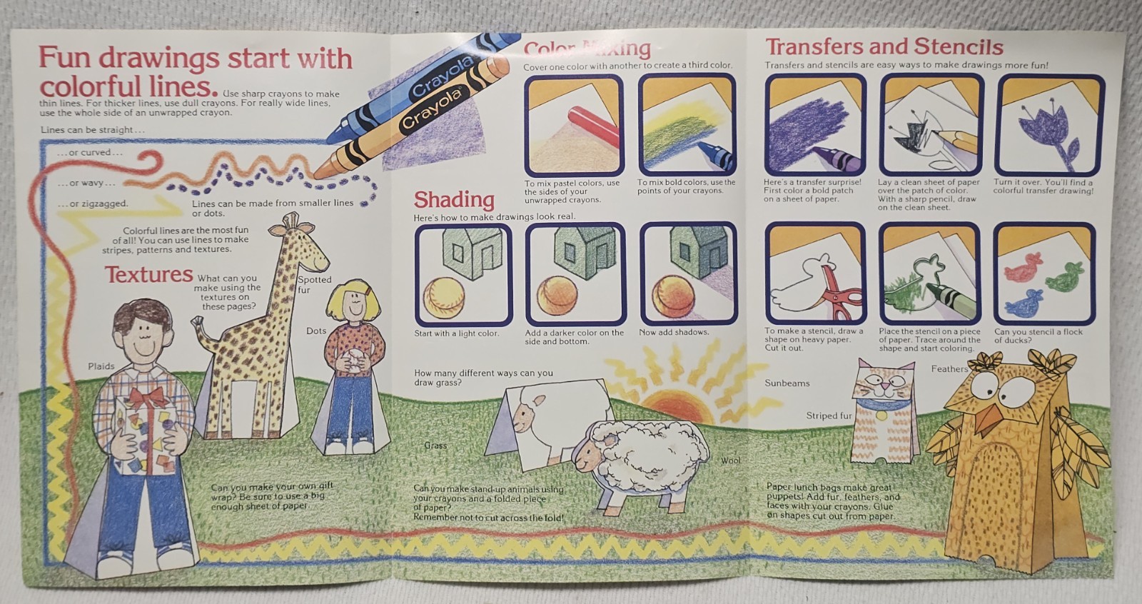 1990 Crayola Crayons 1st EVER Dandelion Cerulean + Indian Red Thistle Goldenrod