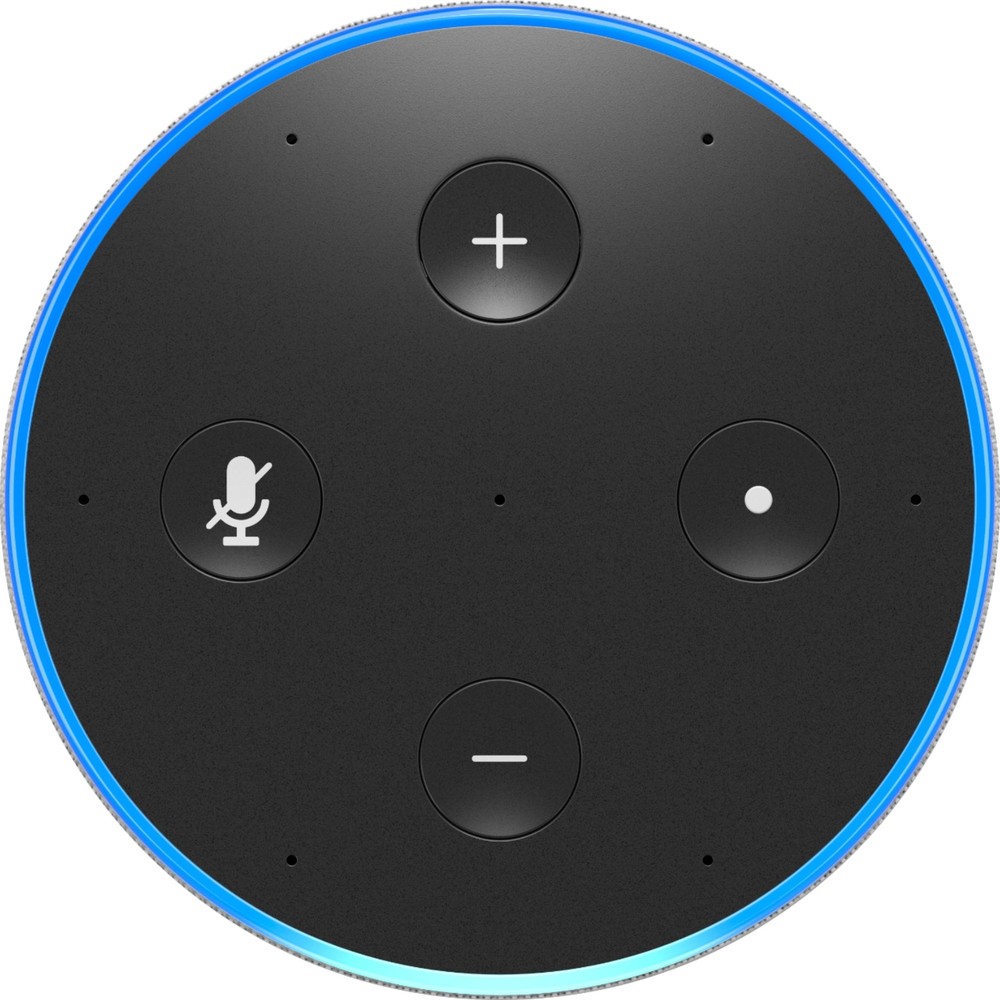 Amazon Echo 2nd Gen Smart Speaker Alexa and Dolby processing Sandstone Fabric