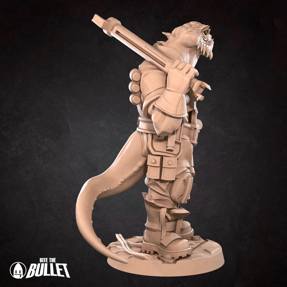 Space Lizard Mechanic - Engineer - Bite the Bullet - Dungeons and Dragons