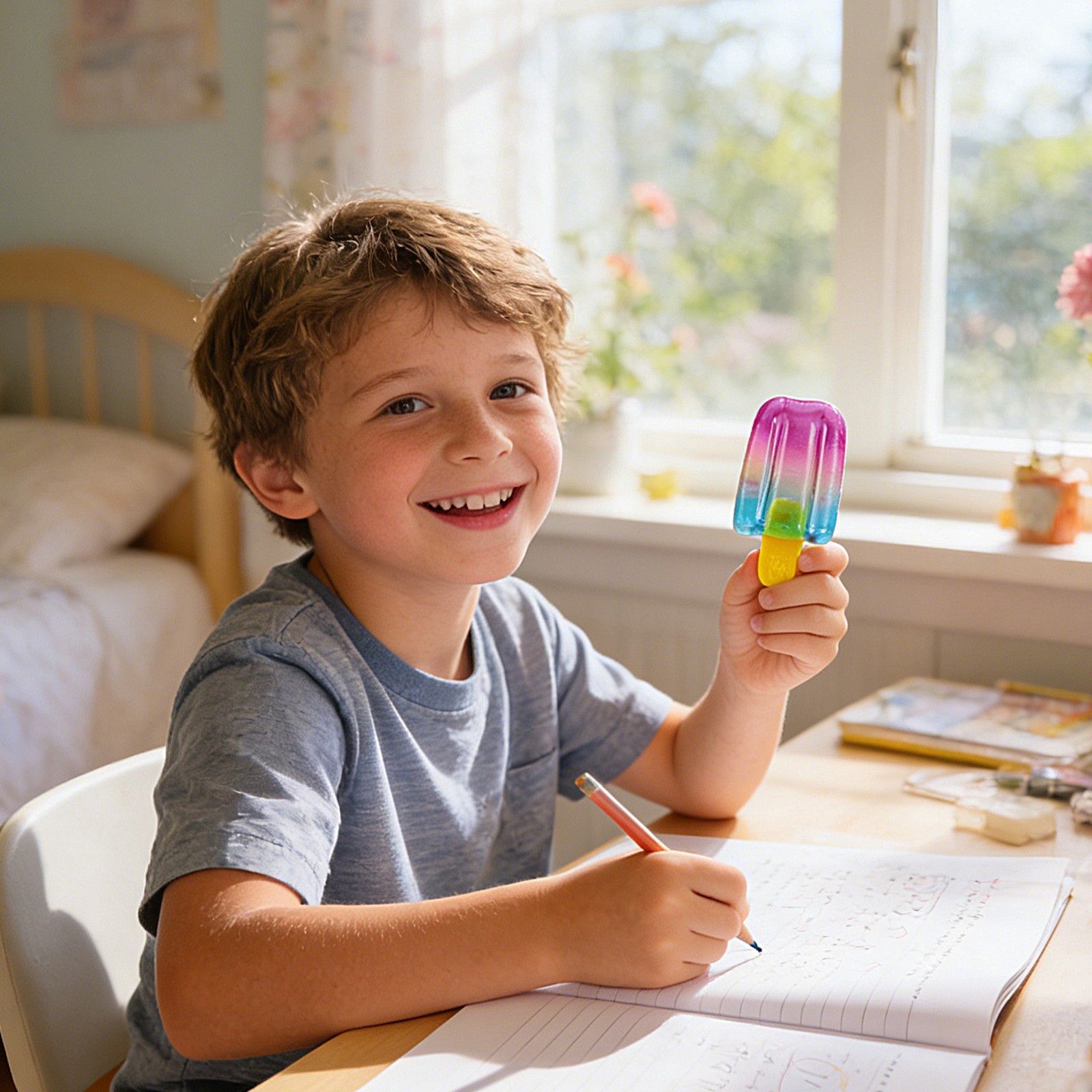 Nee Doh Ice Cream Nice-Sicle Squeezable Stress Reliever Sensory Toy