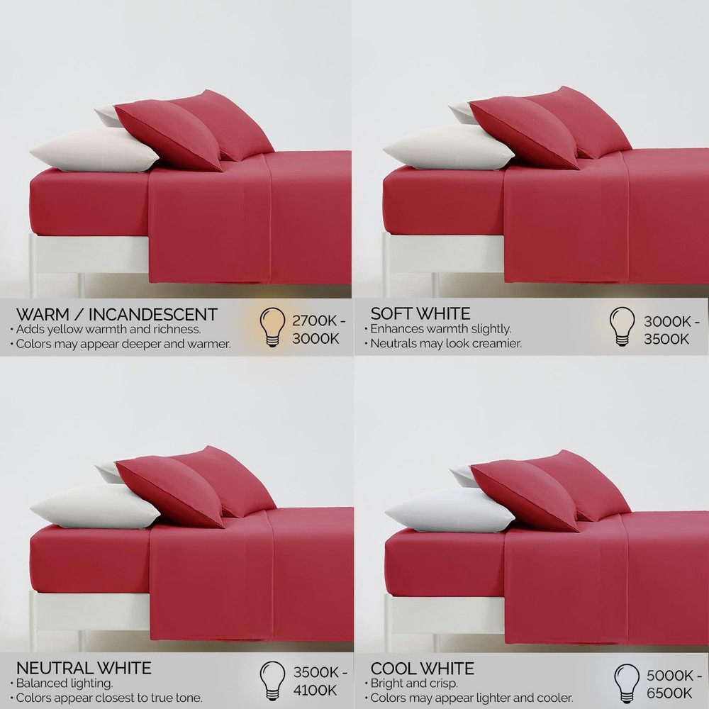 , Inc. 14" Deep Pocket Queen Size Sheets, 3-Piece Microfiber Bedding Set, Dee...