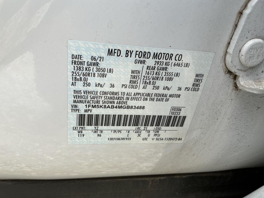 Driver Left Front Window Regulator Fits 20-24 EXPLORER 4909200